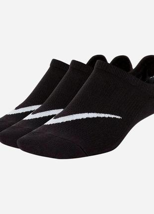 Носки Nike Y NK EVERYDAY LTWT FOOT 3PR черный Дет 34-38 SX7824...