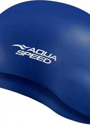 Шапка для плавания Aqua Speed MONO 6194 (111-10) синий Уни OSF...