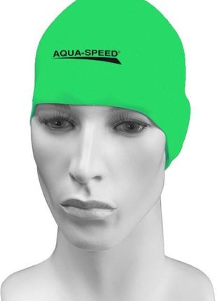 Шапка для плавания Aqua Speed RACER 2951 Зеленая (5908217629517)