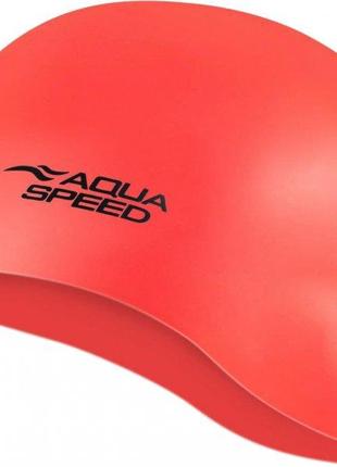 Шапка для плавания Aqua Speed MONO 6206 (111-32)ярко-красный У...
