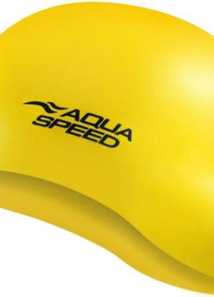Шапка для плавания Aqua Speed MONO 6197 (111-18)желтый Уни OSF...