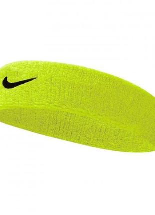 Повязка на голову Nike SWOOSH HEADBAND зеленый Уни OSFM N.NN.0...