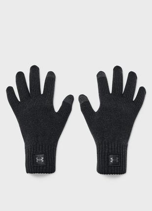 Перчатки Under Armour UA Halftime Gloves черный, серый Муж L/X...