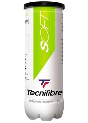 Мячи для большого тенниса Tecnifibre Soft (75%) 3В 058063
