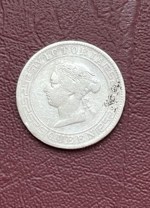 50 центов 1893 г. Цейлон
