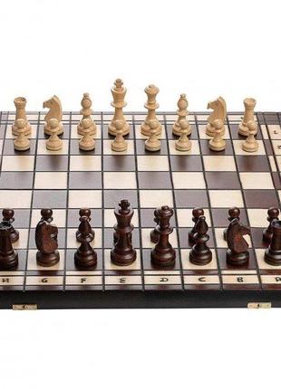 Набір шахи 2в1 дерев'яні комплект подарункові з натурального д...
