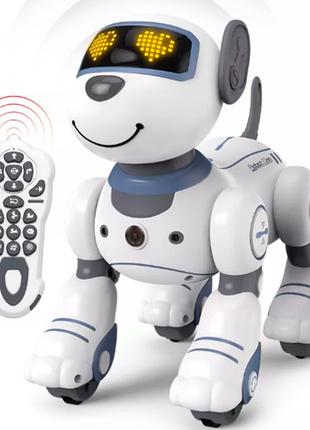 Интерактивный робот - щенок на радиоуправлении BG1533 Синий