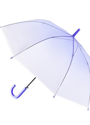 Зонт трость RST RST079 Purple детский прозрачный градиент 9шт