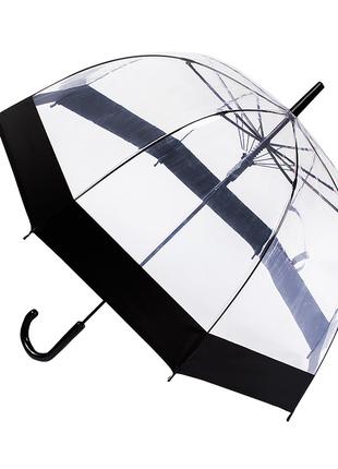 Зонт трость RST RST3466A Black подростковый прозрачный 15шт