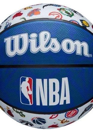 Мяч баскетбольный Wilson NBA ALL TEAM Outdoor Size 7 (WTB1301X...