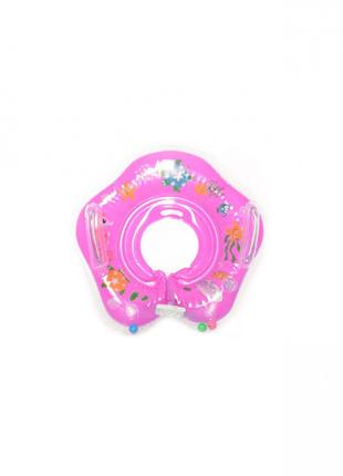 Детский круг для купания MS 0128 (Розовый)