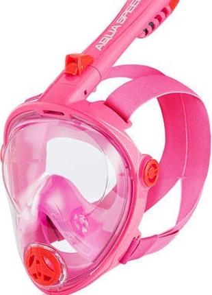 Полнолицевая маска Aqua Speed SPECTRA 2.0 розовый Дет S (59082...