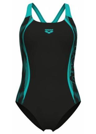 Женский Купальник Arena SWIM PRO BACK GRAPHIC Черный 38 (00553...