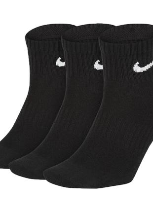 Носки Nike Everyday Lightweight Ankle 3-pack black — SX7677-01...