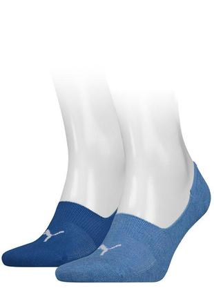 Сліди Puma Unisex Footie 2-pack blue — 141011001-001