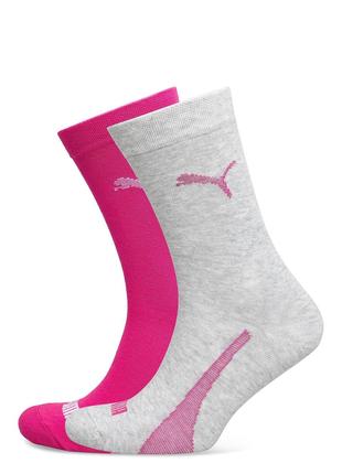 Носки Puma Classic Socks Unisex Promo 2-pack 39-42 pink/gray 1...