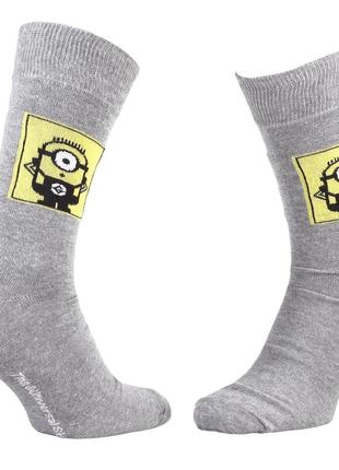 Носки Minions Minion In Square 1-pack 43-46 light gray 93153667-6