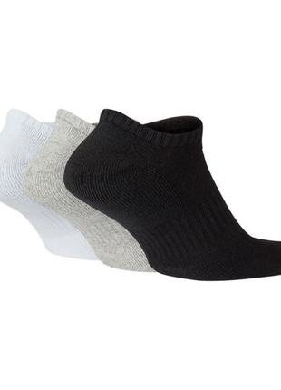 Носки Nike Everyday Cush Ns 3-pack 38-42 black/gray/white SX76...