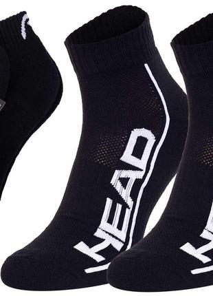 Носки Head PERFORMANCE QUARTER 2P UNISEX Черный 43-46 (7910190...