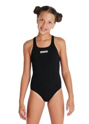 Детский Купальник Arena TEAM SWIMSUIT SWIM PRO SOLID Черный, Б...