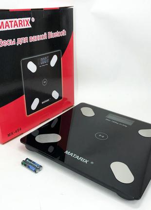 Напольные умные фитнес весы MATARIX MX-454 App Bluetooth Смарт...