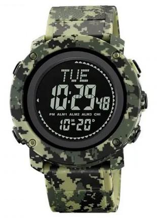 Часы наручные мужские SKMEI 2095CMGN, армейские часы противоуд...