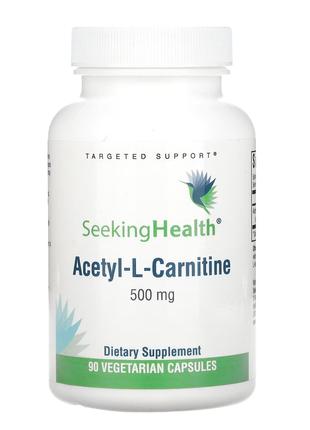 Ацетил-L-Карнитин, 500 мг, Acetyl-L-Carnitine, Seeking Health,...