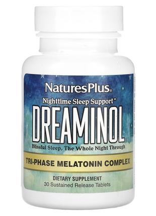 Комплекс для крепкого сна, Dreaminol, Natures Plus, 30 таблеток