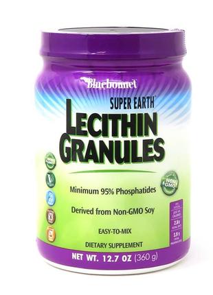 Натуральная добавка Bluebonnet Super Earth Lecithin Granules, ...