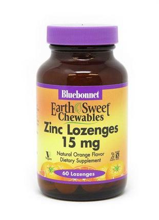 Витамины и минералы Bluebonnet Earth Sweet Chewables Zinc, 60 ...