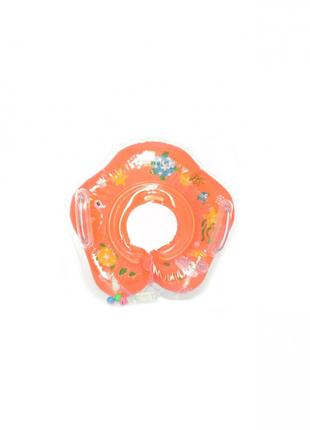 Дитяче коло для купання MS 0128 (Жовтогарячий)