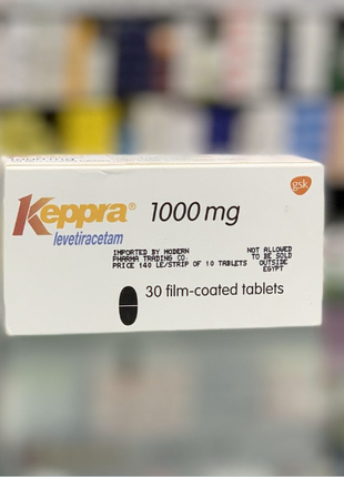 Keppra 1000 mg  Кеппра 1000 мг 30 табл Єгипет