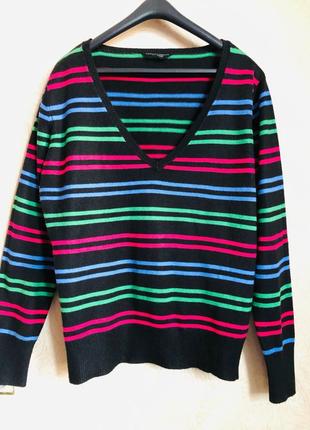 Пуловер светрик у смужку V виріз ТМ «Dorothy Perkins» Розмір по б