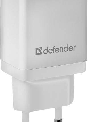 Сетевое зарядное устройство Defender EPA-10 White, 1xUSB, 5V/2...