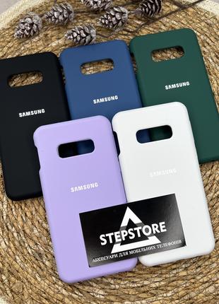 Чохол Silicone Case для Samsung S10e (G970) з мікрофіброю закр...