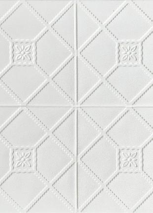 Самоклеющиеся 3d панели потолочно-стеновые 3D панель белый дек...