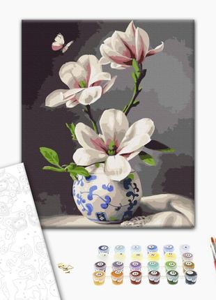 Картина за номерами "Натюрморт з орхідеєю", "BS51906L", 48x60 см