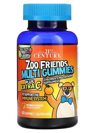 Zoo Friends Multi Gummies Plus Extra C 60tabl