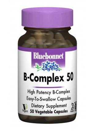 Витамин Bluebonnet Nutrition В-Комплекс 50, 50 гелевых капсул ...