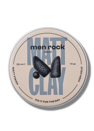 Глина для волос Men Rock Matt Clay, 30 мл