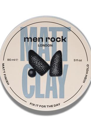 Глина для волос Men Rock Matt Clay, 90 мл