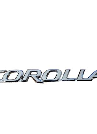 Надпись на крышку багажника Toyota Corolla на скотче 175х20мм