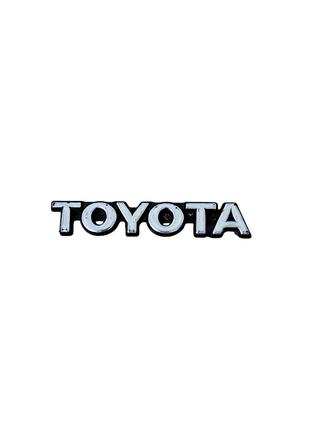 Надпись на крышку багажника Toyota Тойота на скотче 105х19мм У...