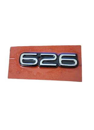 Эмблема надпись на багажник Mazda Мазда 626 хром со скотчем 85...