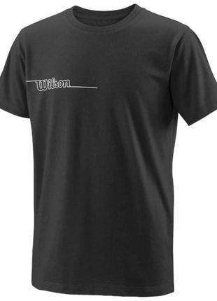 Детская футболка Wilson TEAM II TECH TEE Y Черный 158-170 (WRA...