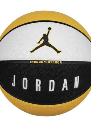 Мяч баскетбольный JORDAN ULTIMATE 2.0 8P DEFLATED Белый, Черны...