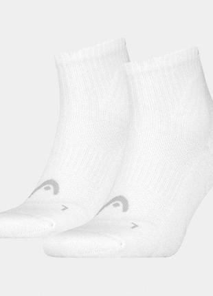 Шкарпетки Head MATCH QUARTER UNISEX 2P білий Уні 43-46 1000026...