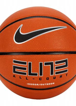 Мяч баскетбольный Nike ELITE ALL COURT 8P 2.0 DEFLATED Оранжев...