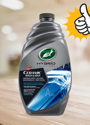 Автошампунь Turtle Wax HS Ceramic Wash-n-Wax 1,42 л