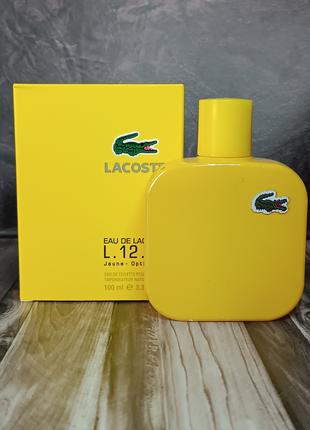 Мужская туалетная вода Lacoste L.12.12 Yellow (Jaune) (Лакоста...